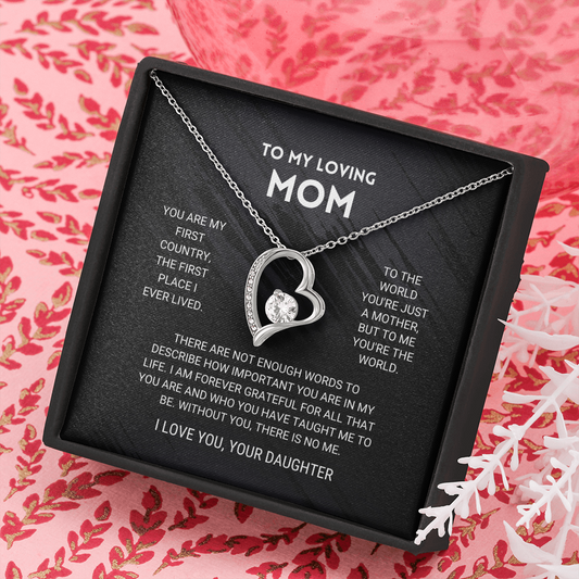 Mom - Forever Love Necklace From Daughter