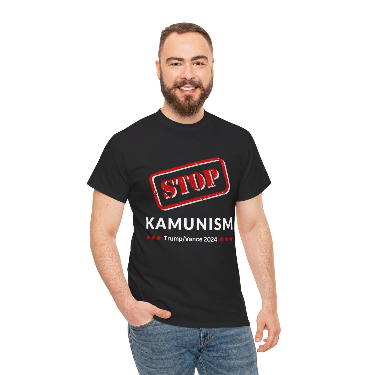 Kamunism Anti Kamala Shirt Unisex Heavy Cotton Tee