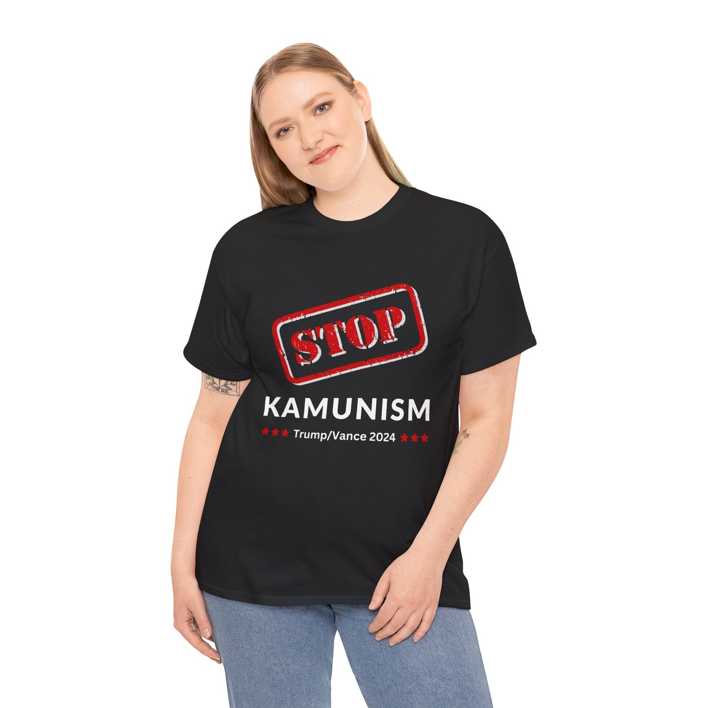 Kamunism Anti Kamala Shirt Unisex Heavy Cotton Tee