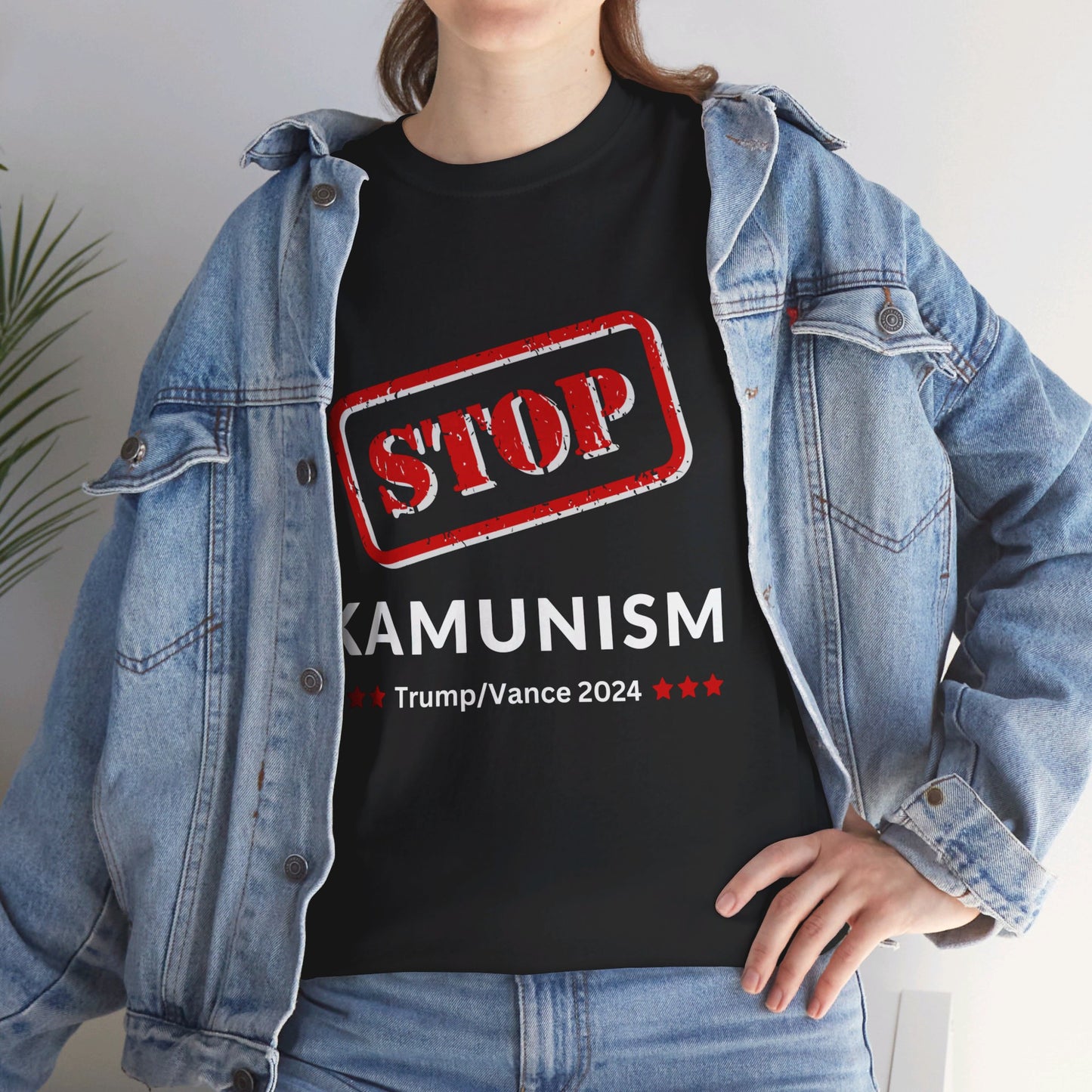 Kamunism Anti Kamala Shirt Unisex Heavy Cotton Tee