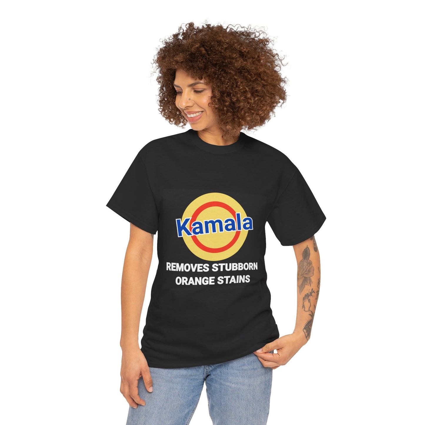 Kamala Removes Stubborn Orange Stains Tee