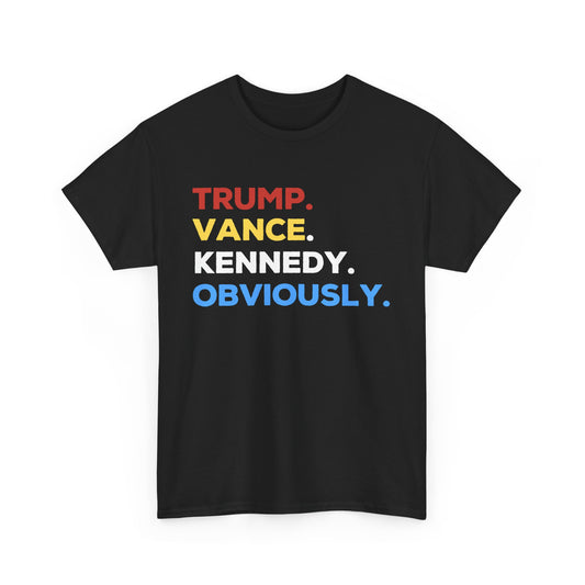 Trump Vance Kennedy Shirt Unisex Heavy Cotton Tee