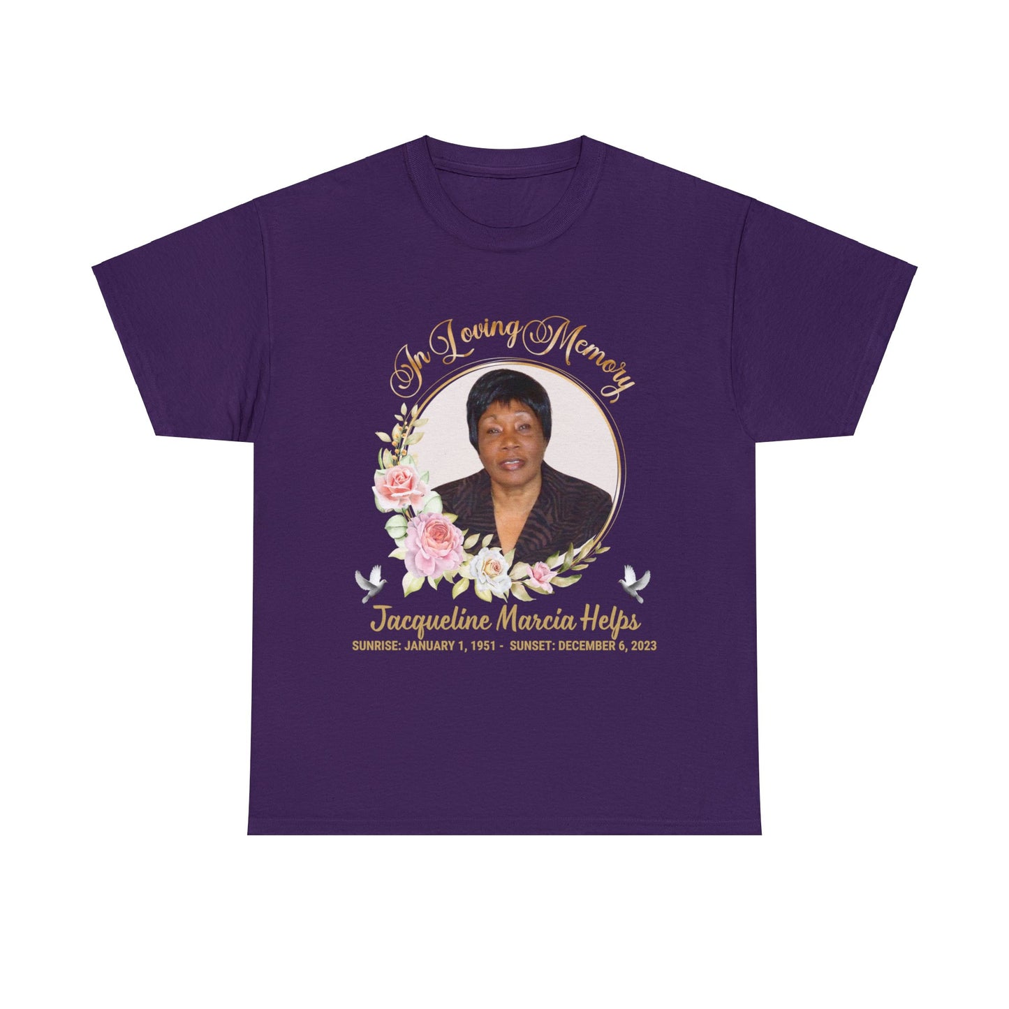 Jacqueline In Loving Memory - Memorial T-Shirt