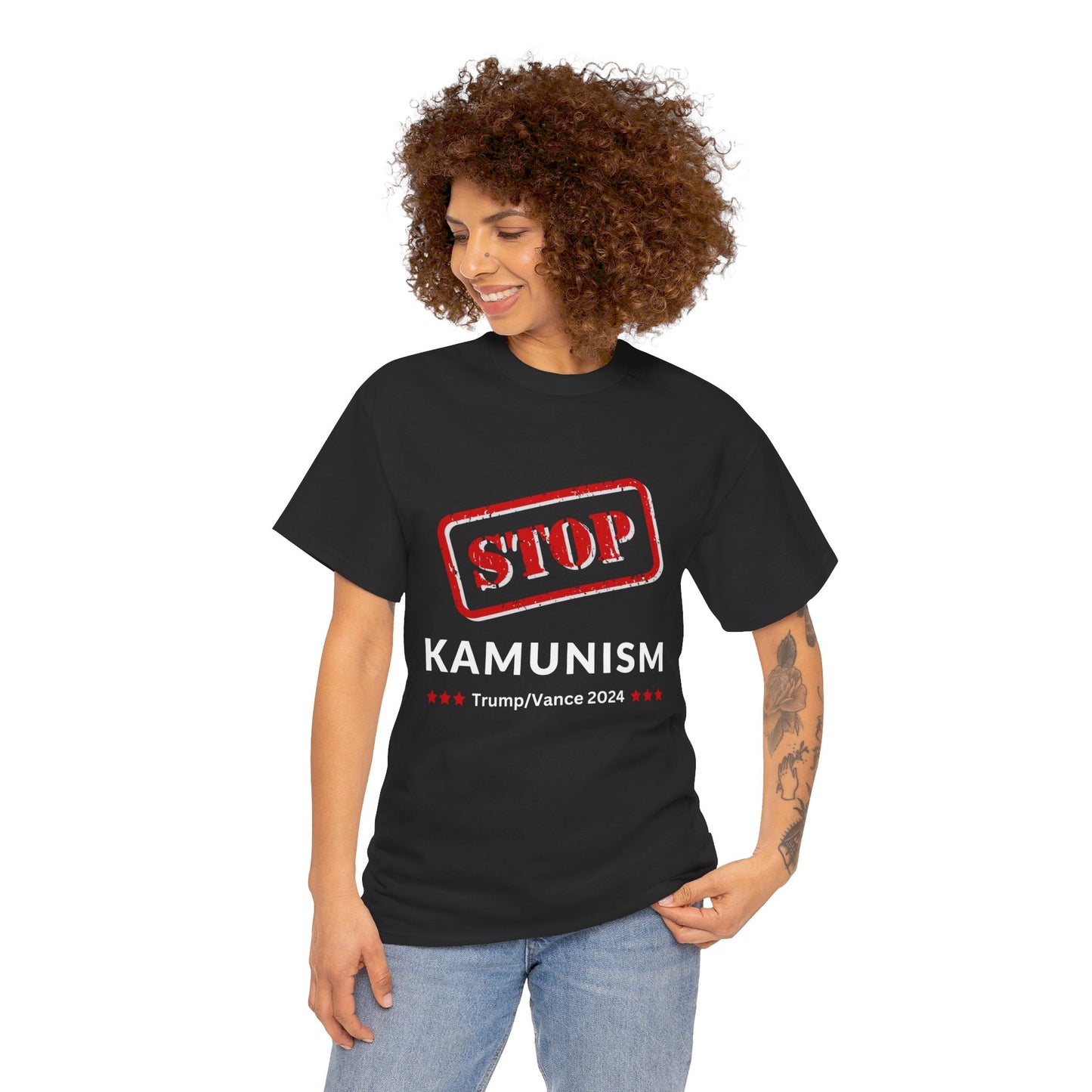 Kamunism Anti Kamala Shirt Unisex Heavy Cotton Tee