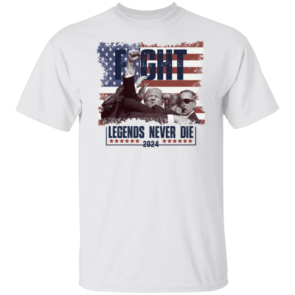 Trump "Legends Never Die" Attempted Ass***ination Shirt