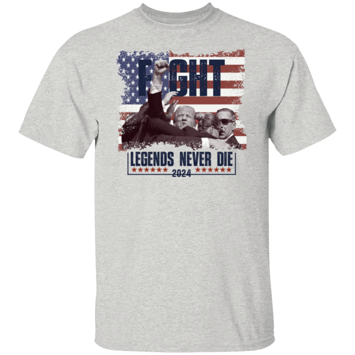 Trump "Legends Never Die" Attempted Ass***ination Shirt