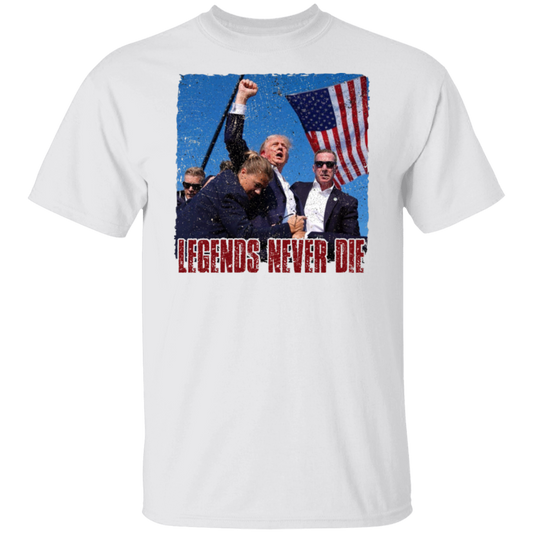 Trump "Legends Never Die" Attempted Assassination Shirt