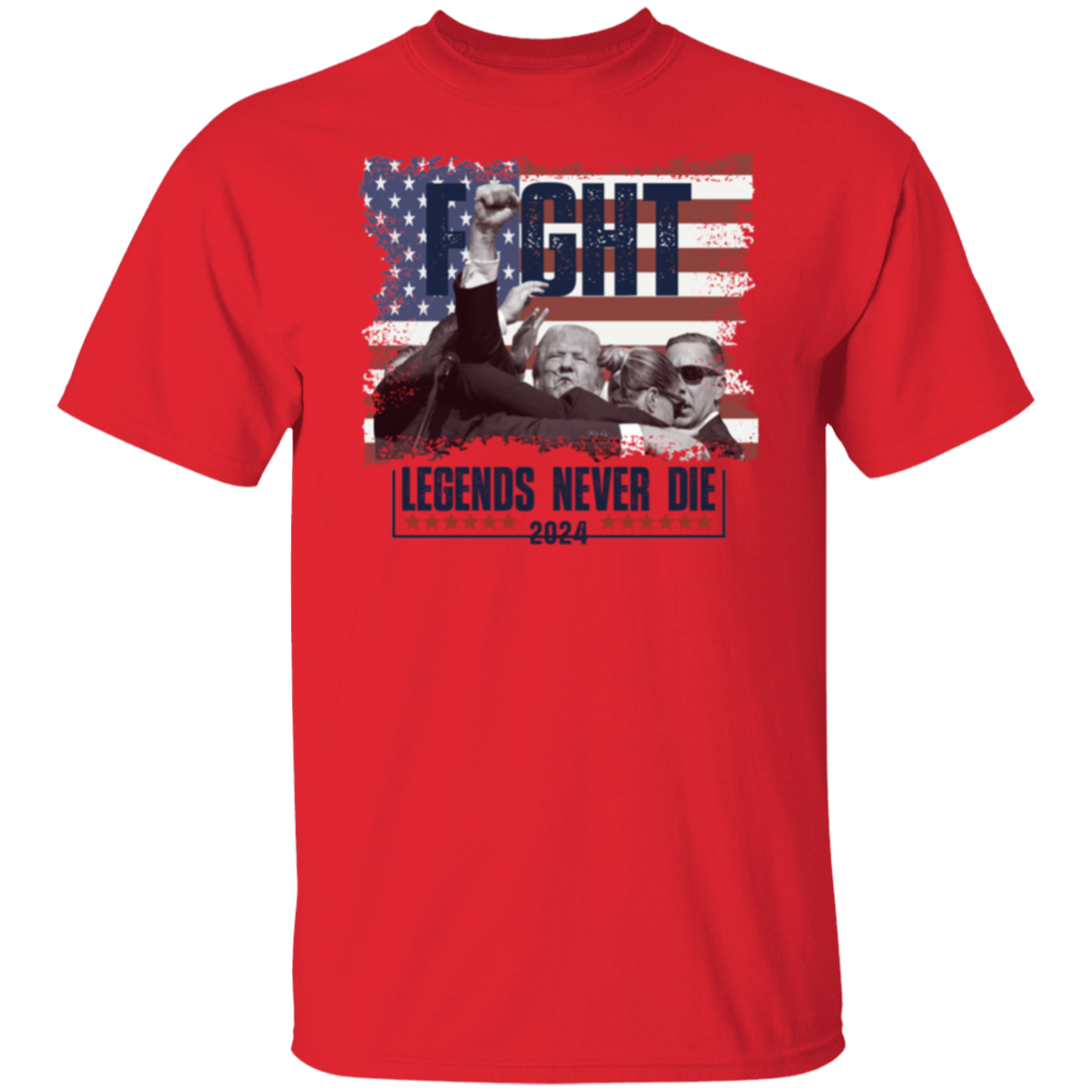 Trump "Legends Never Die" Attempted Ass***ination Shirt