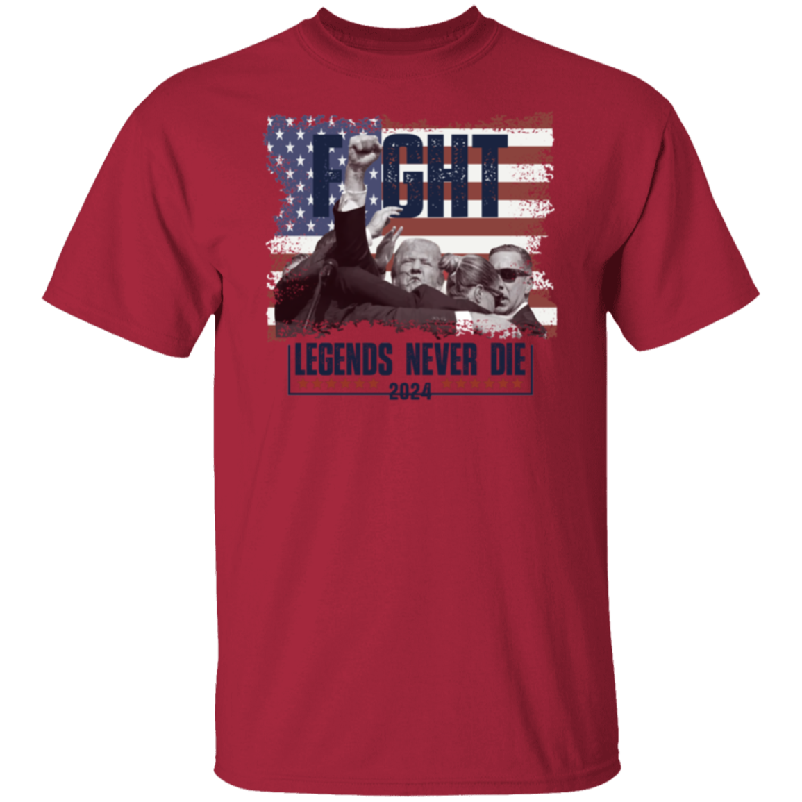 Trump "Legends Never Die" Attempted Ass***ination Shirt