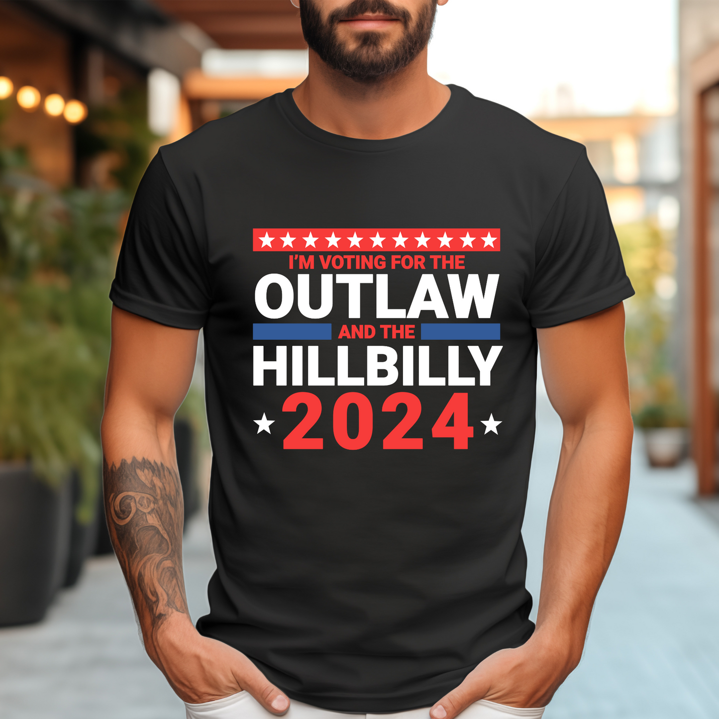 Trump Vance Outlaw and Hillbilly Tee