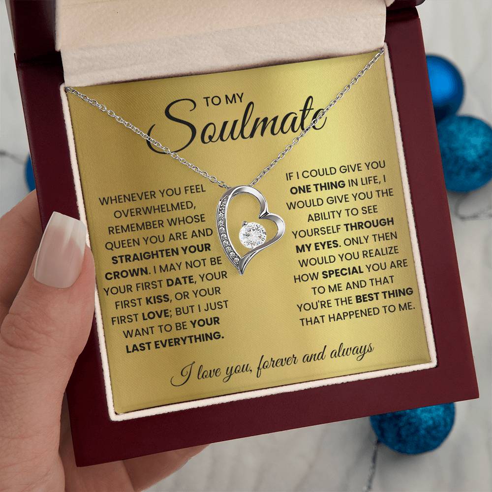 Soulmate Gift "You're The Best Thing" Forever Love Necklace