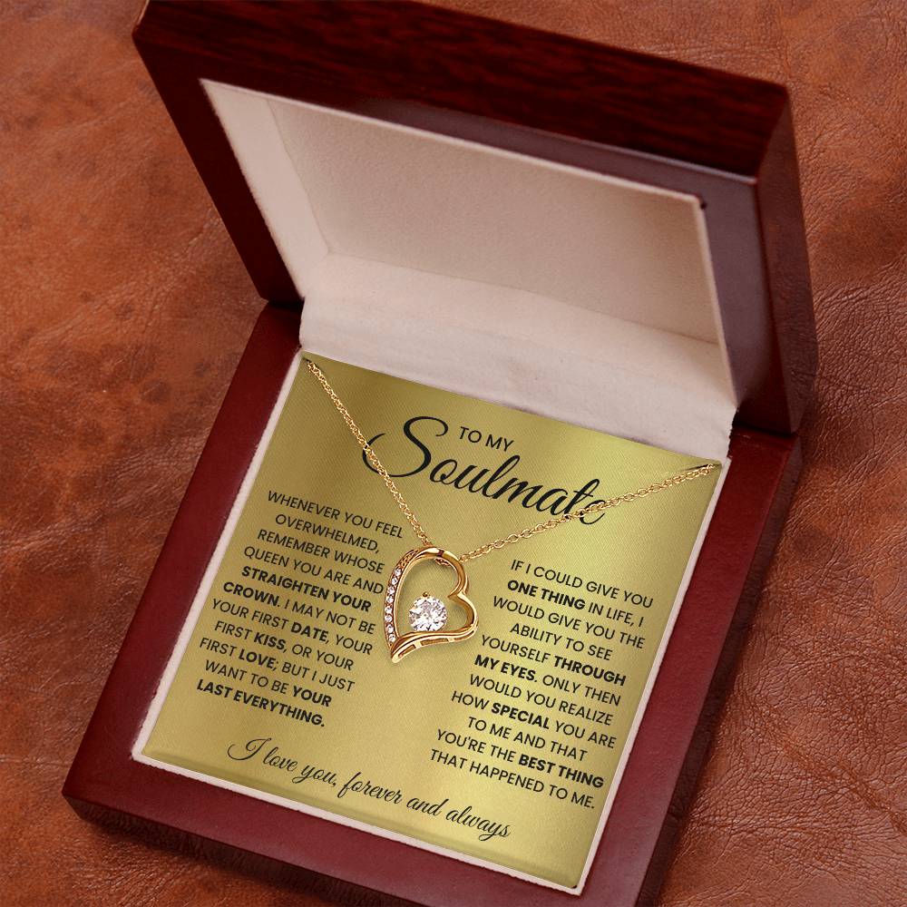 Soulmate Gift "You're The Best Thing" Forever Love Necklace