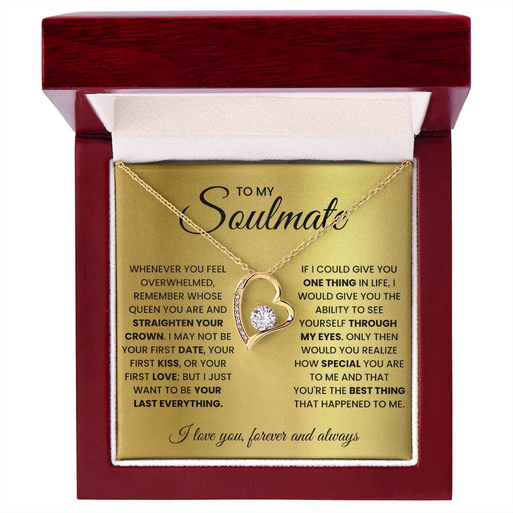 Soulmate Gift "You're The Best Thing" Forever Love Necklace