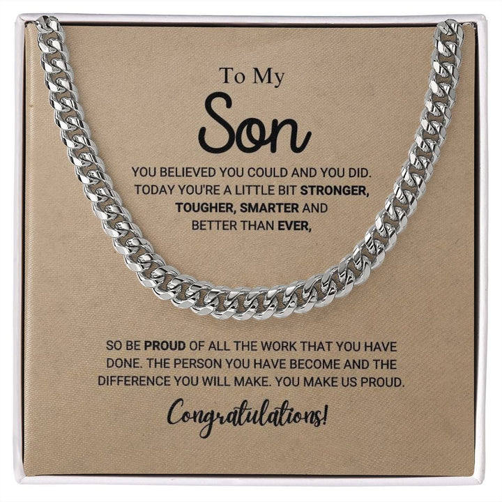 Son - Congratulations - Cuban Link Chain