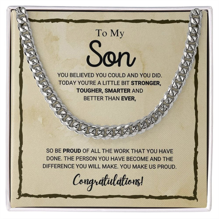 Son - Congratulations - Cuban Link Chain