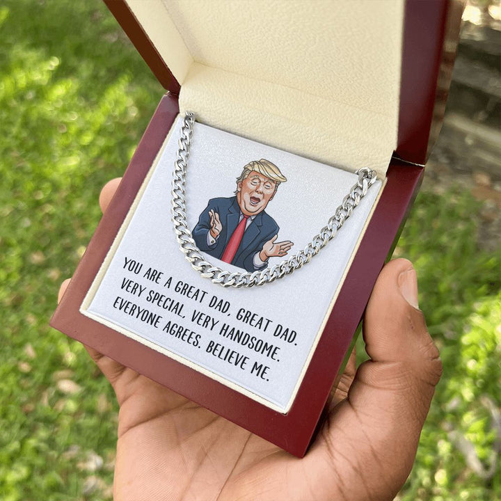 Dad - Great Dad - Cuban Link Chain