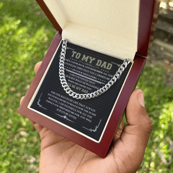 Dad - Always Be Loved - Cuban Link Chain