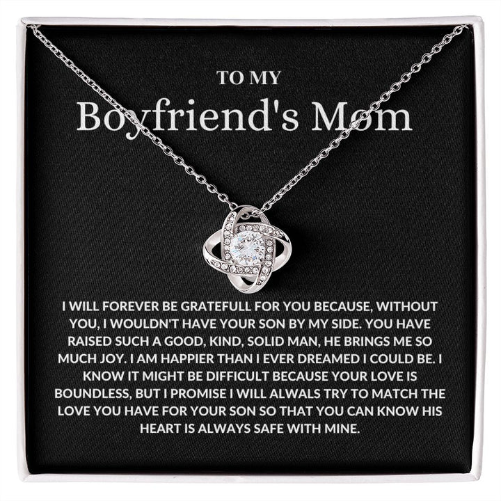 Boyfriend's Mom - Forever Be Grateful - Love Knot Necklace