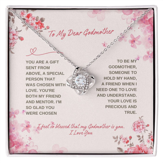 Godmother - So Blessed - Love Knot Necklace