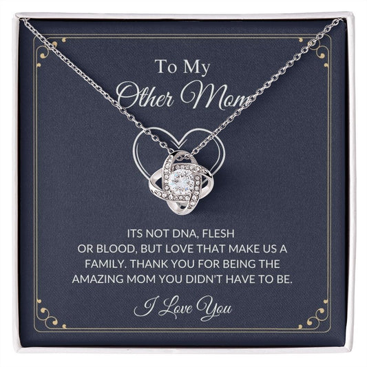 To My Other Mom - Thank You - Love Knot Necklace