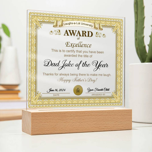 Dad - Award of Excellence - Acrylic Square