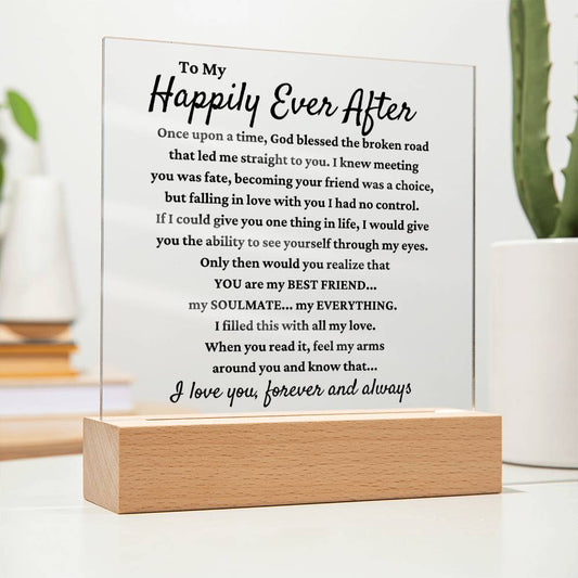 To My Happily Ever After - Acrylic Square