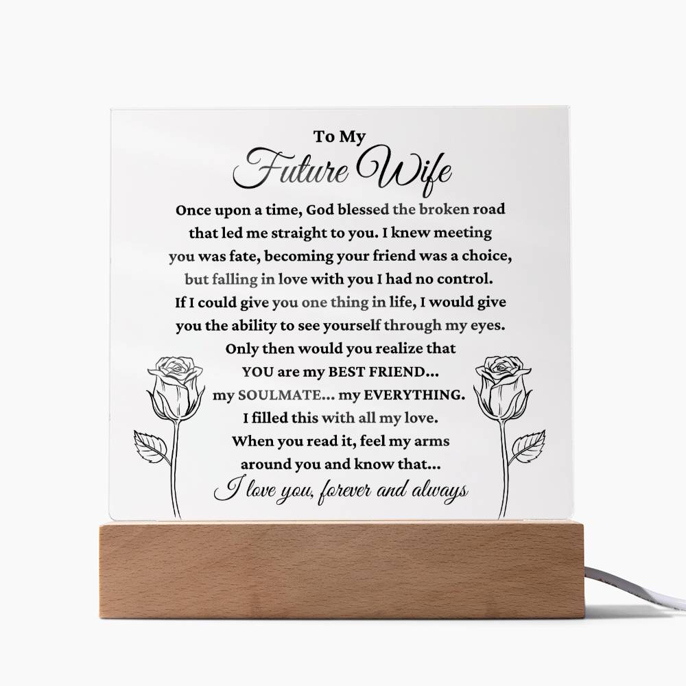 To My Future Wife - Acrylic Square