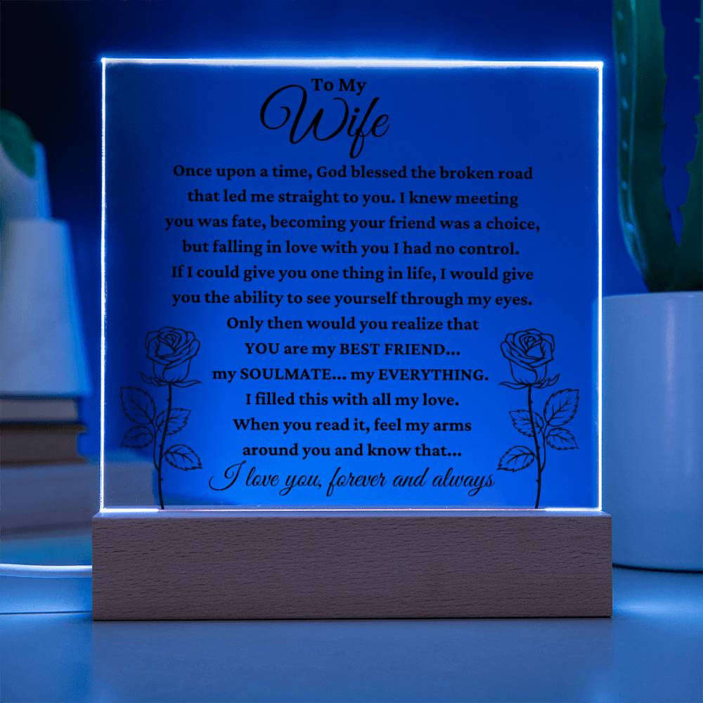 To My Wife - Acrylic Square