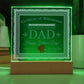 Dad - Certificate Of Achievement - Acrylic Square