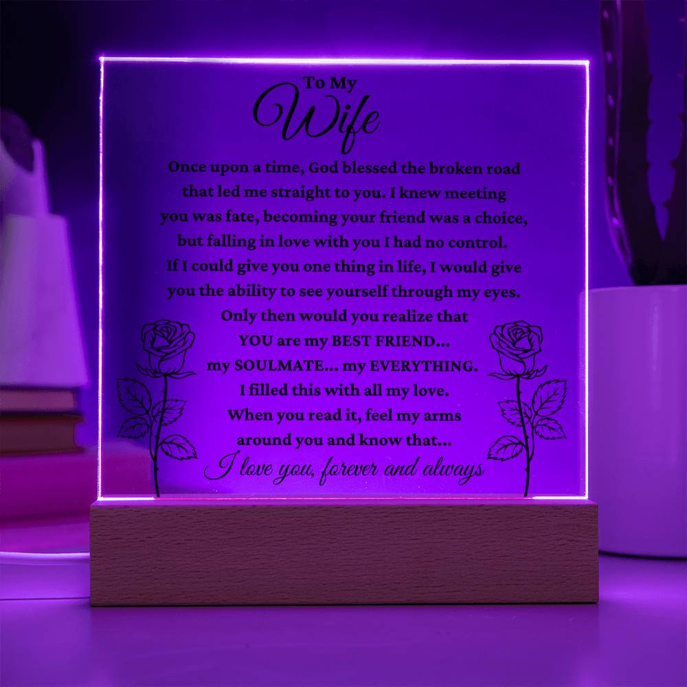 To My Wife - Acrylic Square
