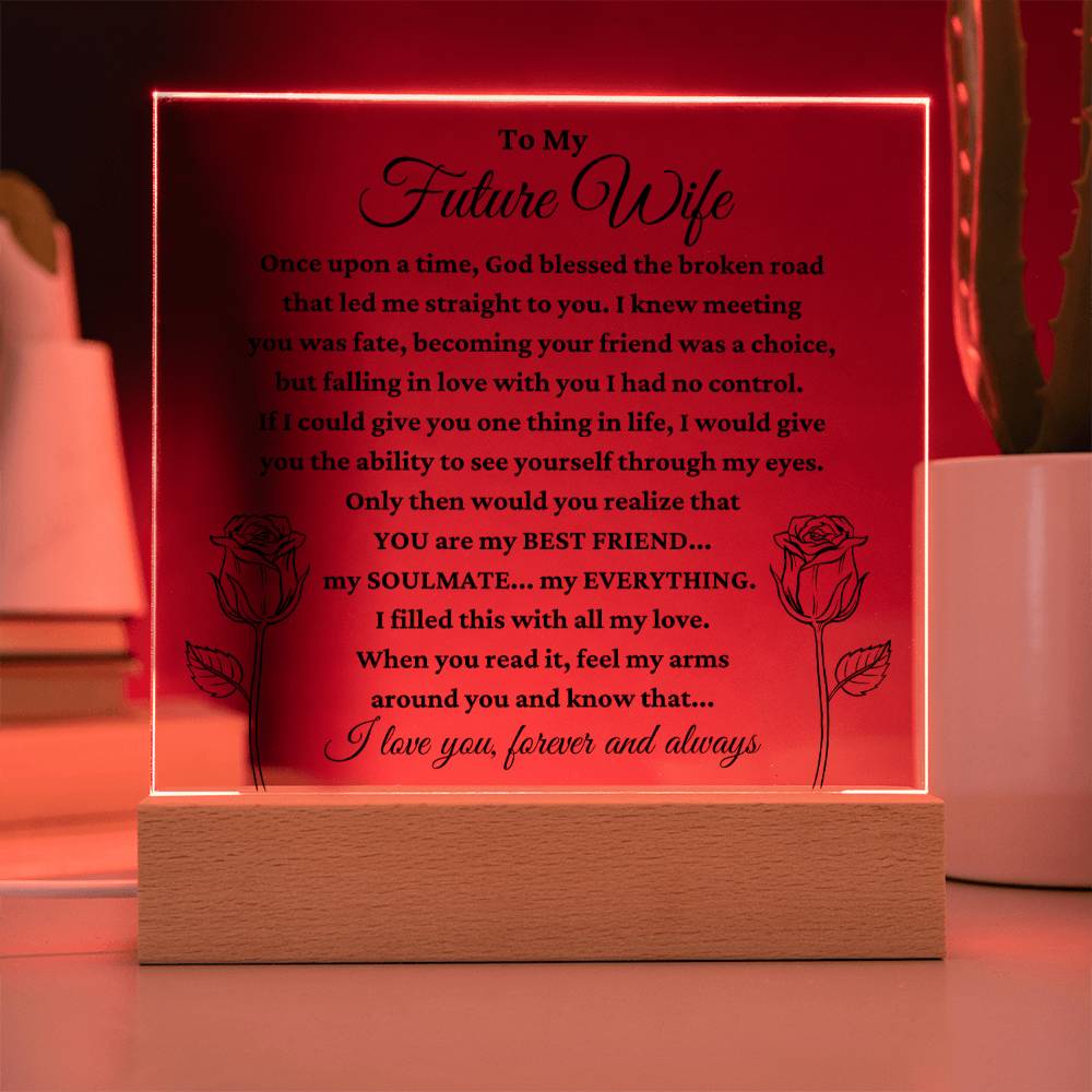 To My Future Wife - Acrylic Square