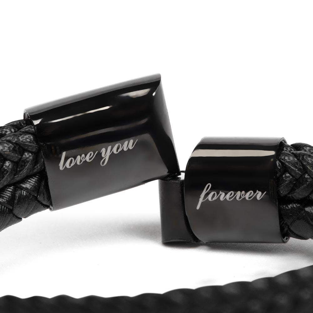 To My Daddy-To-Be - Feel You Around - Love You Forever Bracelet