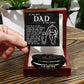 Dad - By My Side -Love You Forever Bracelet