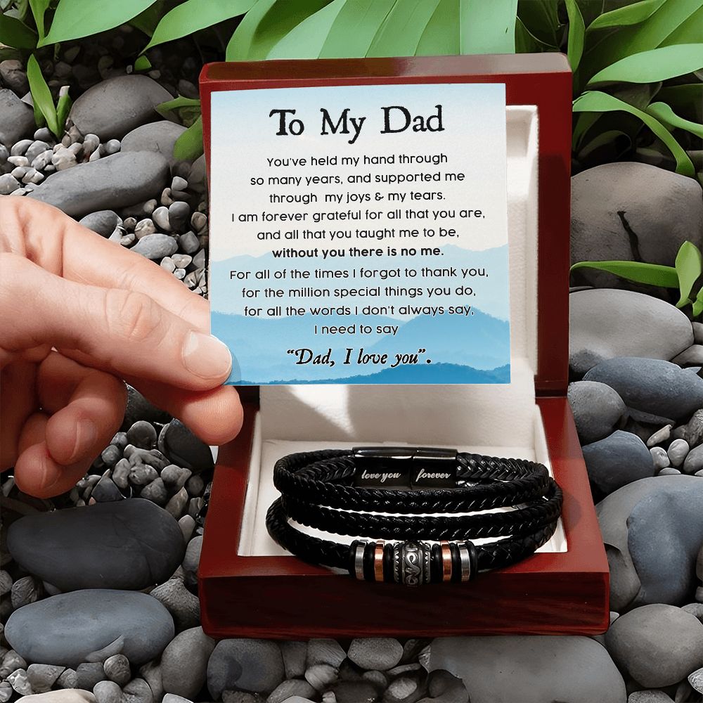 Dad - Held My Hand - Forever Bracelet