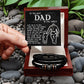Dad - By My Side -Love You Forever Bracelet