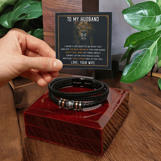 My Husband - Best Decision - Forever Bracelet