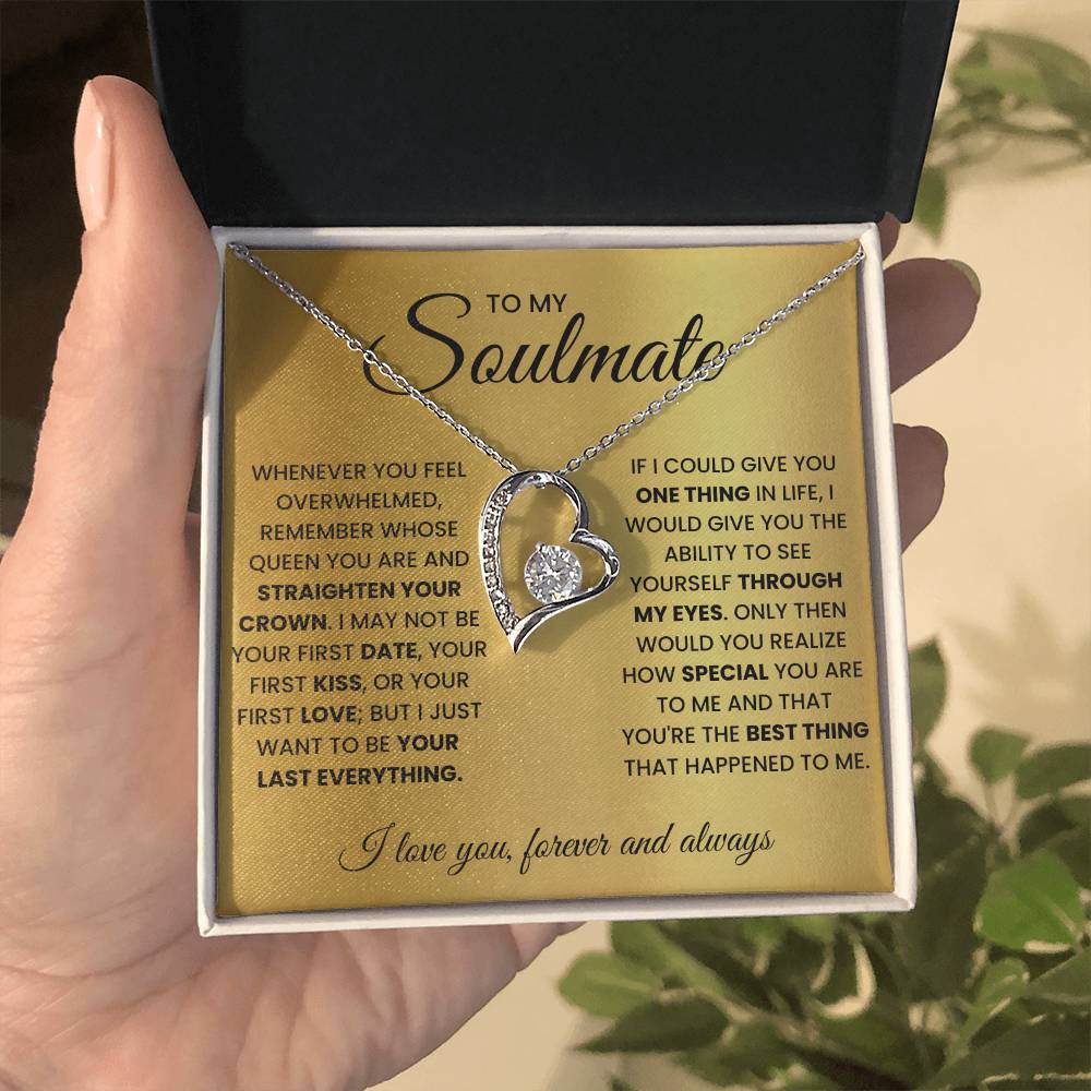 Soulmate Gift "You're The Best Thing" Forever Love Necklace