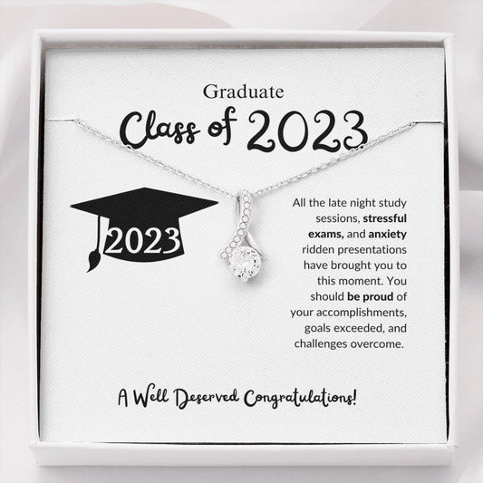 Graduate Class Of 2023 - Congratulations - Alluring Beauty Necklace