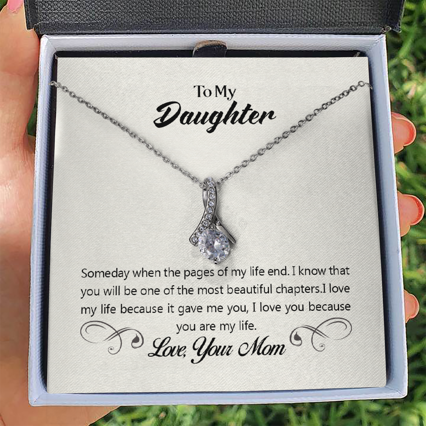 To My Daughter - Alluring Beauty Necklace