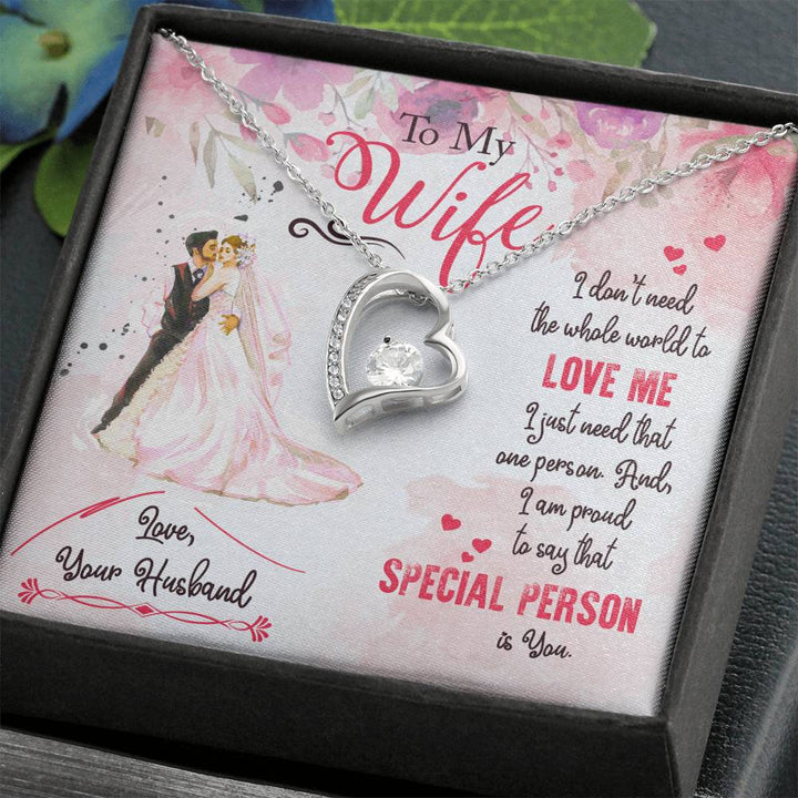 To My Wife - Final Forever Love Necklace