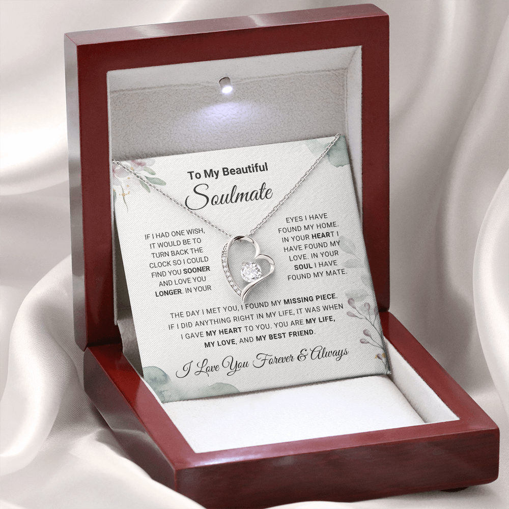 Soulmate - Missing Piece - Forever Love Necklace