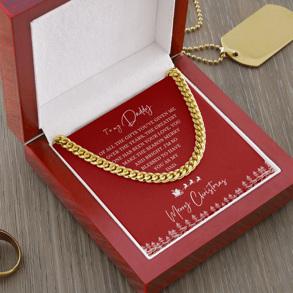 Daddy - Greatest Gift - Cuban Link Chain