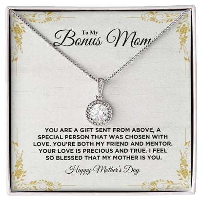 To My Bonus Mom - Happy Mother's Day - Eternal Hope Necklace