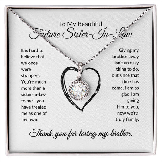 Future Sister-In-Law - Thank You - Eternal Hope Necklace