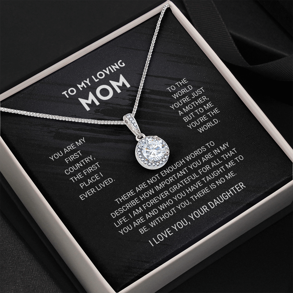 Mom - You're The World - Eternal Hope Necklace