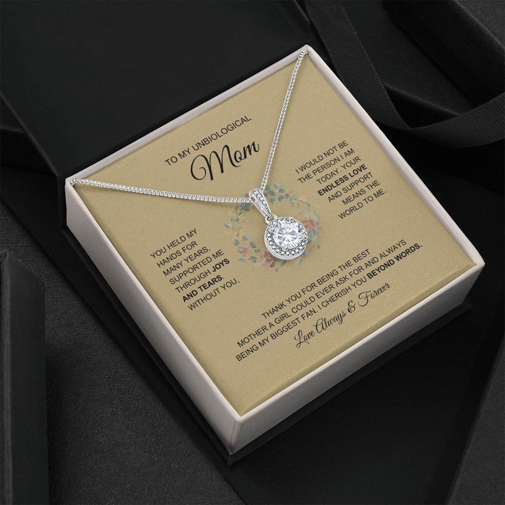 Unbiological Mom - Beyond Words - Eternal Hope Necklace