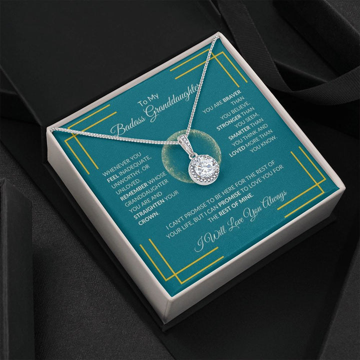 To My Badass Granddaughter - Remember - Eternal Hope Necklace