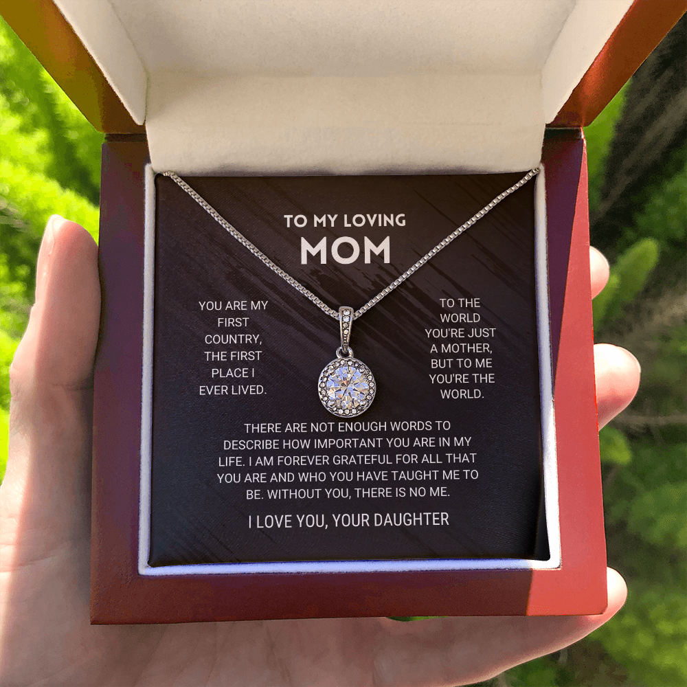 Mom - You're The World - Eternal Hope Necklace