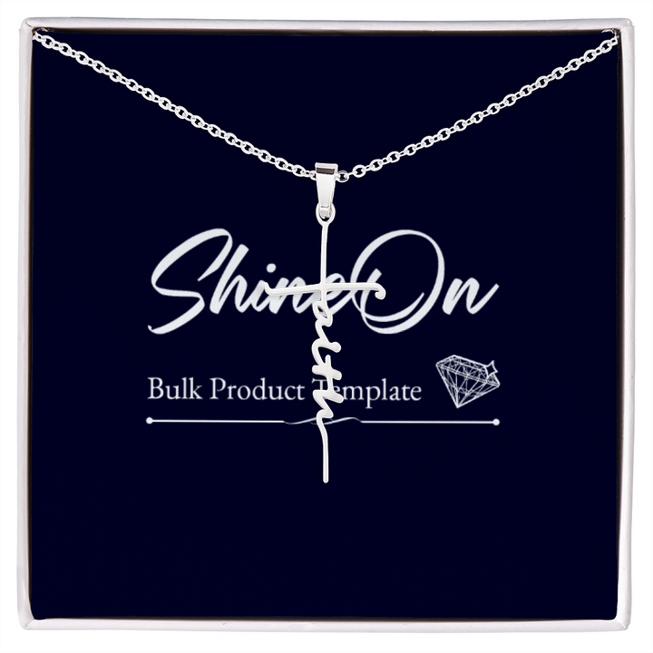Faith Cross Necklace