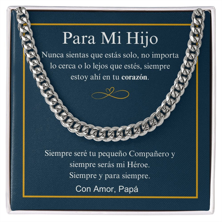 Para Mi Hijo - Siempre Y Para Siempre - Cuban Link Chain